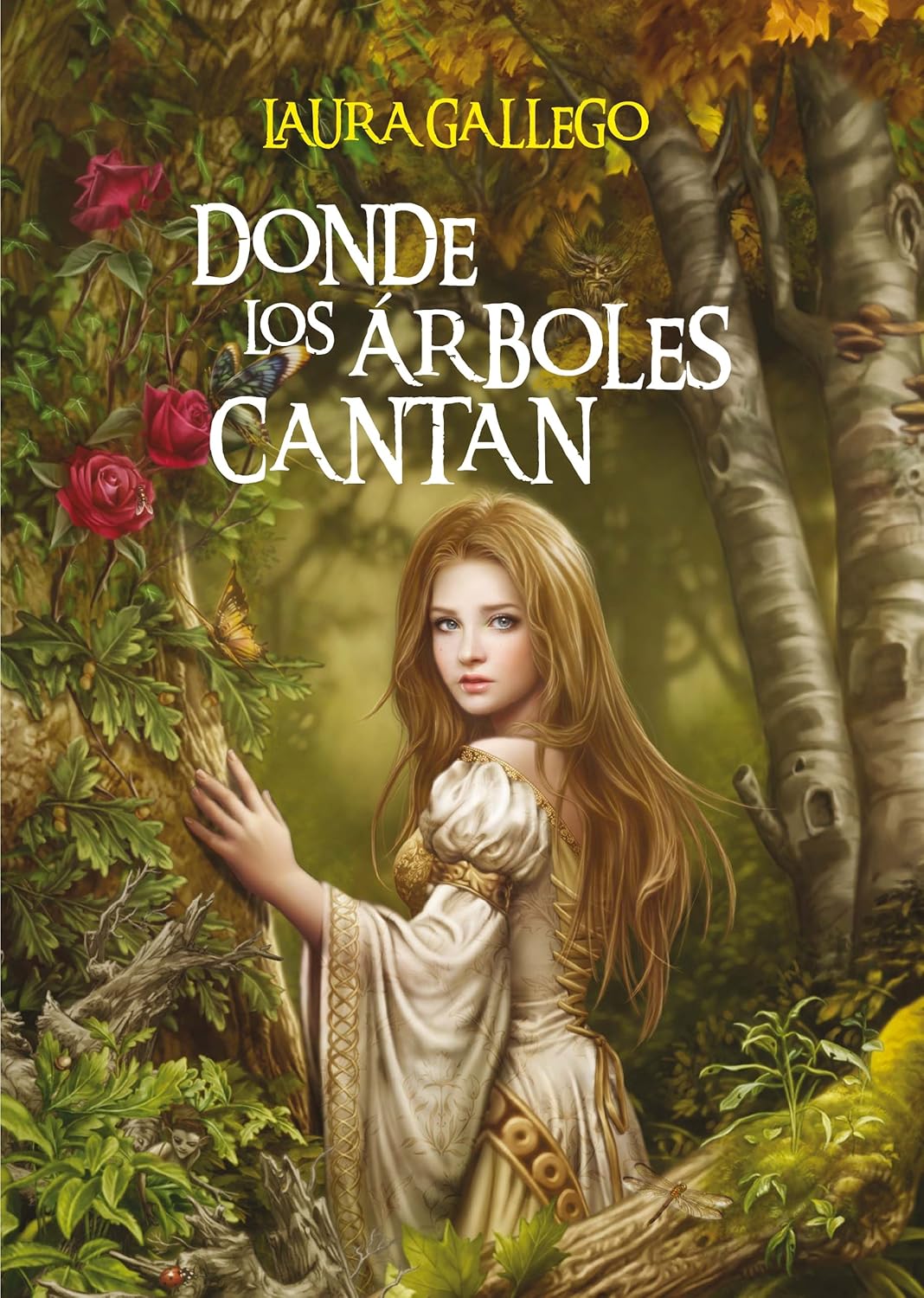 Portada del libro Donde los árboles cantan de Laura Gallego, una novela de fantasía con magia y aventuras