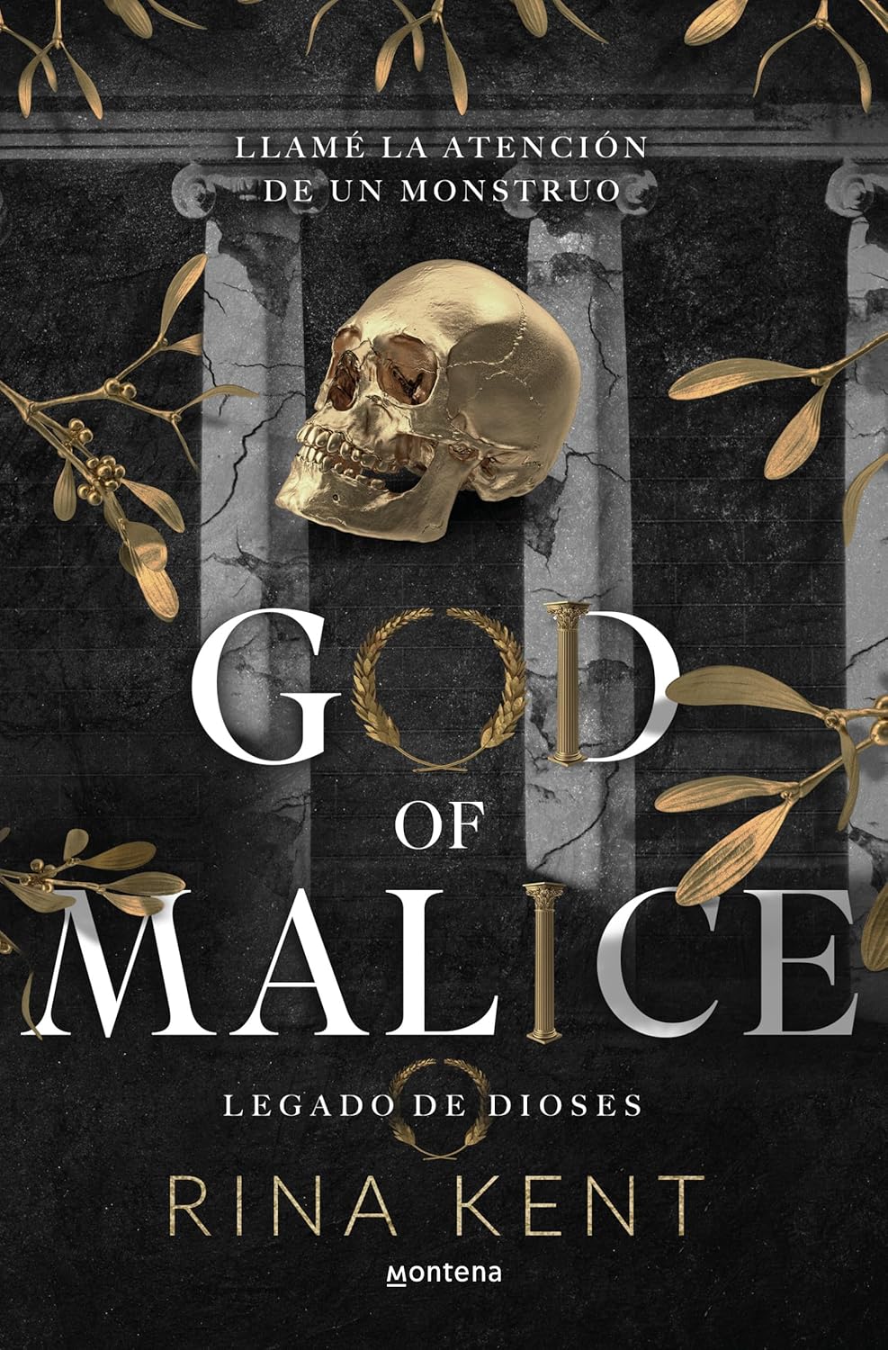 Portada de God of Malice, un dark romance que te atrapará con su obsesión peligrosa