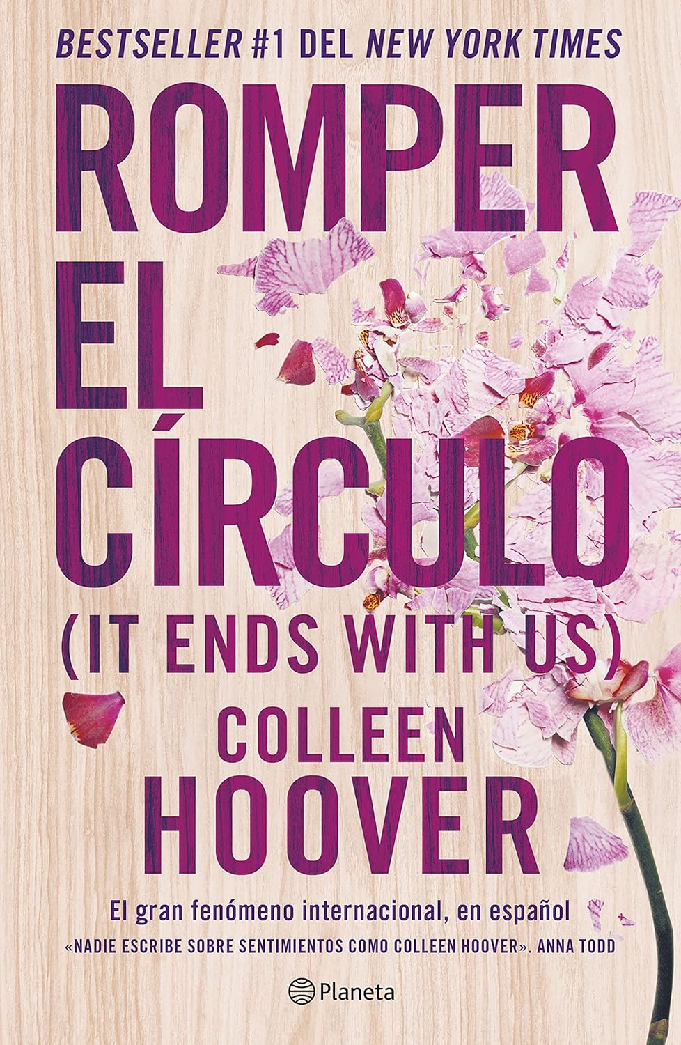 Portada de It Ends with Us, una novela impactante de Colleen Hoover sobre amor, dolor y crecimiento personal