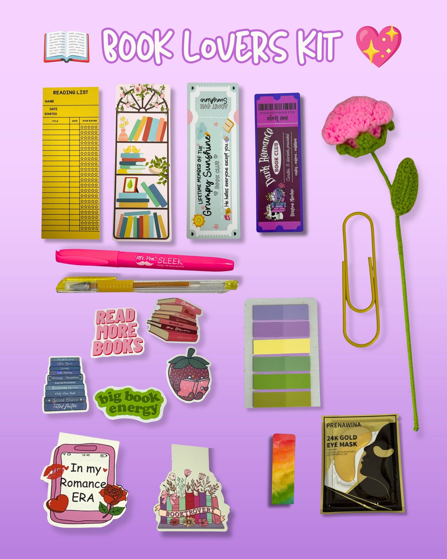 Book lovers kit